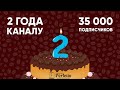 Стрим  Каналу 2 года, юбилей в 35 000 подписчиков  Розыгрыш Tasty и розыгрыш среди спонсоров