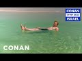 Conan Floats In The Dead Sea  - CONAN on TBS
