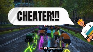 CAUGHT in the Act: Zwift CHEATER EXPOSED