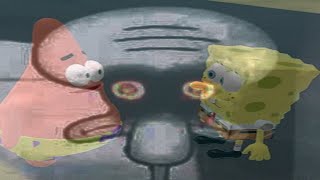 AI Patrick and AI Spongebob caught AI LOUDward (AI Sponge)
