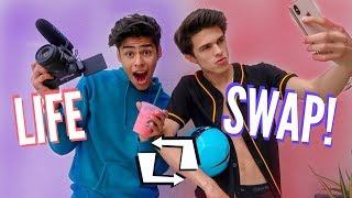 BEST FRIENDS SWAP LIVES FOR A DAY! | Brent Rivera