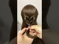 Simple and cute hairstyle for everyday life hairstyle hairdesign hairhack