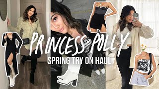princess polly spring try on haul + discount code | warm weather essentials 🌷☀️