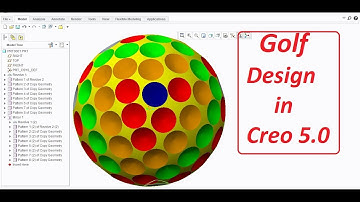 Creo Exercise Tutorial: Design of Golf In Creo 5. 0 for Beginners