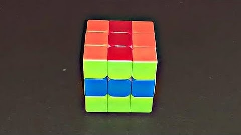 MAKE A PERPENDICULAR LINES PATTERN ON 3X3 RUBIK