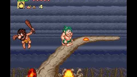 Joe And Mac Gameplay Walkthrough SNES part3