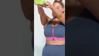 Shefit Flex Sports Bra New Color. Navy & Pink.