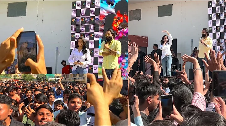 Jaipur main hua (Shraddha Kapoor ￼and bassi Bhaiya )Ka grand meet up 😱#shraddhakapoor @tseries ❤️