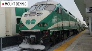 Go 3520  620 With 328 Pulling Into U0026 Departing Mount Dennis