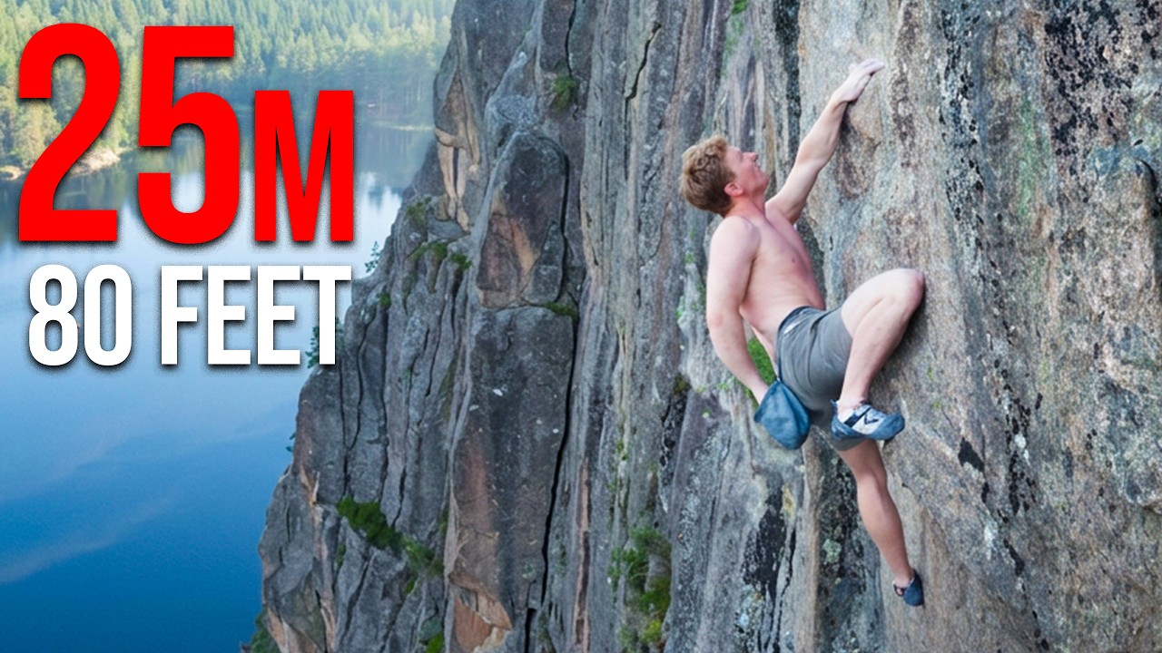 Scary Deep Water Solo Climbing in Norway