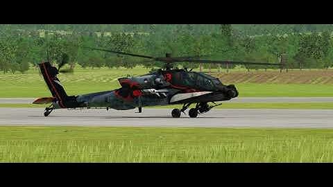 DCS World - Virtual RNLAF Apache Solo Display Team - Display Practice 2022