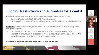 CAIR Video: 2021 Maryland Virtual FEMA Non-Profit Security Grant Program (NSGP) Workshop