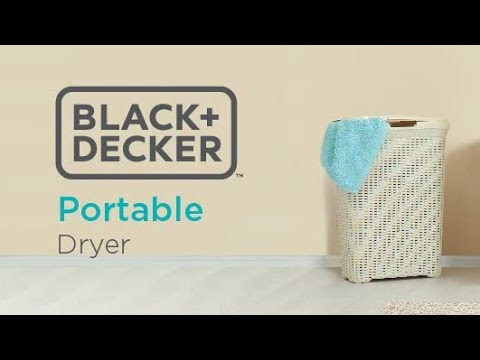 Black+decker Bced26 Portable Dryer, Small, White