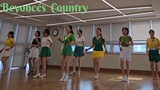 Beyonce's Country LineDance (dance & counts)대한라인댄스협회청담지부#개포4문화센터영상반