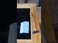 Safe way to install window glass trims #shorts #woodworking #diy #tips