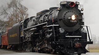 [4K] Pere Marquette 1225 - Return of the REAL Polar Express