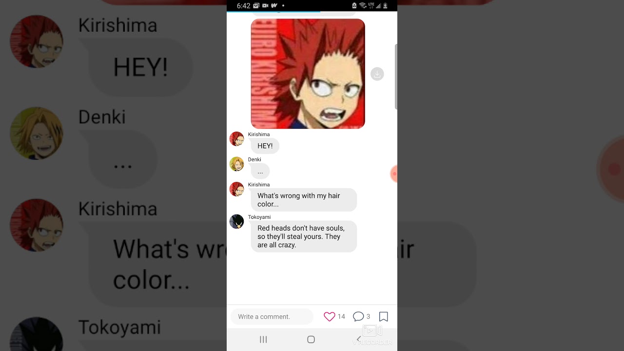 BNHA Lyric Prank- Sad by Bo Burnham (ShinDeku)