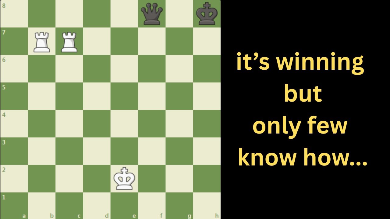 How Do You Win With Two Rooks? - YouTube