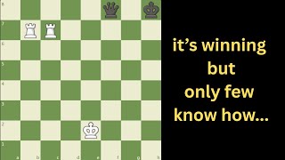 How Do You Win With Two Rooks?