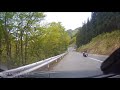 山道でバイク2台に道を譲ったら…ほっこり！（ドラレコ映像）