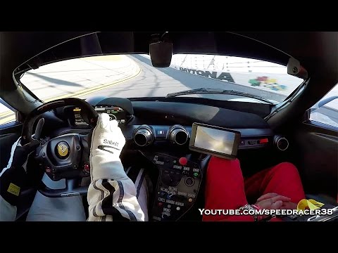 Ferrari FXX-K 200+ mph at Daytona