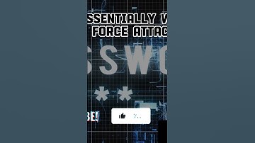 brute force attack explanation || HackWithHeart #cybersecurity #ethicalhacking  #trending