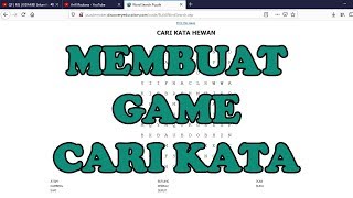 MEMBUAT GAME CARI KATA DENGAN MUDAH screenshot 1