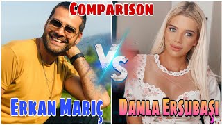 Erkan Meriç VS Damla Ersubaşı Comparison Lifestyle 2020,Age,Boyfriend,Husband,Net Worth,House,Facts