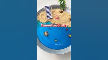 Sensory cereal beach #sensoryplay #toddleractivities #kidsplay
