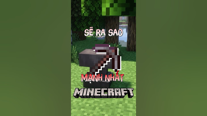 Sẽ ra sao khi có được cây cúp mạnh nhất trong Minecraft