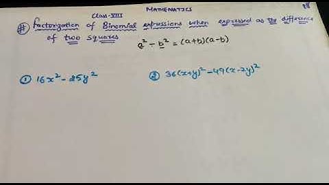 Class-8th Math Topic:- Factorization of algebraic expression (Part-3)  👆🏻