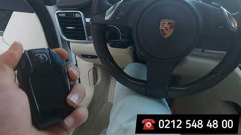 Porsche Ekranlı Anahtar Panamera Anahtarsız Giriş Çıkış Gizli Özellikli