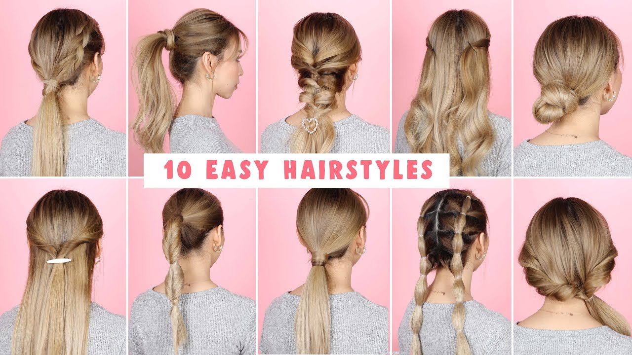 10 Easy Hairstyles for Long Hair - thptnganamst.edu.vn