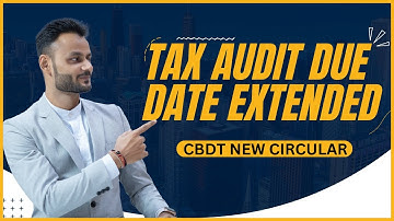 Tax Audit Due Date Extension Form 10B/10BB for AY 2023-24 ft @skillvivekawasthi