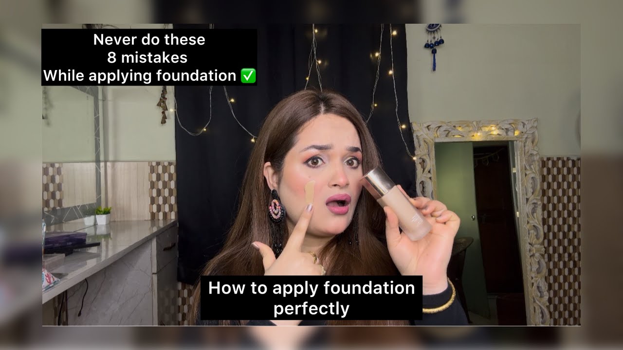 How to apply foundation perfectly / self makeup series Ep - 3 