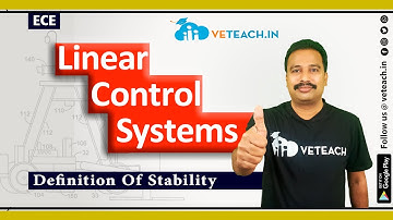 Definition Of Stability ||Linear Control Systems || JNTU-K || ECE ||Every B.Tech Student Must Watch