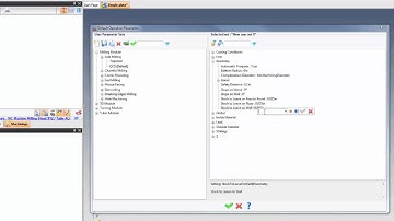 Set default values in TopSolid Cam 7.6