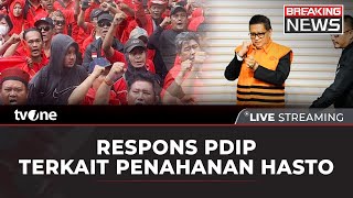 Download lagu [BREAKING NEWS] PDIP Respons Penahanan Hasto | tvOne