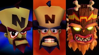 Evolution of Game Overs in Crash Bandicoot Games (1996-2023)