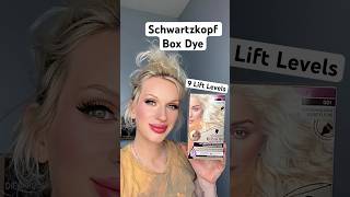 Schwarzkopf Platinum Blonde 001 box dye #bleachinghair #schwarzkopf #hair #blonde #bleaching