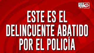 Police officer killed thief with a gunshot to the head: this is the dead criminal
