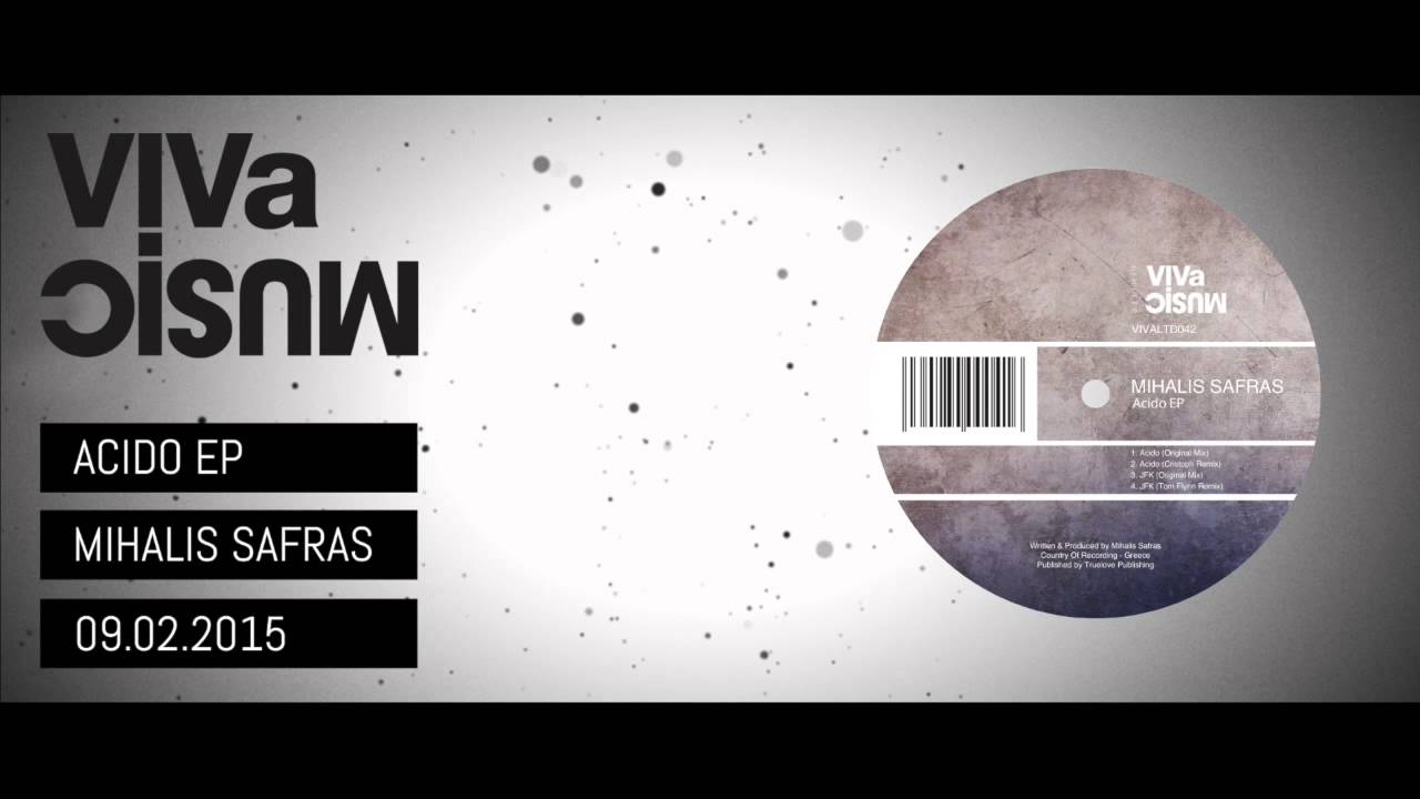 VIVALTD042 /// Mihalis Safras - Acido EP - VIVa LIMITED