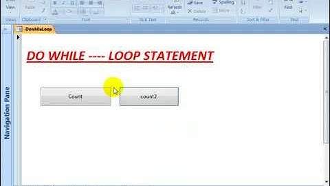 using Do Loop While  in Microsoft Access  speak khmer