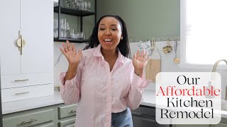 Our Affordable Kitchen Remodel | Affordable kitchen ideas | How to remodel your kitchen on a budget