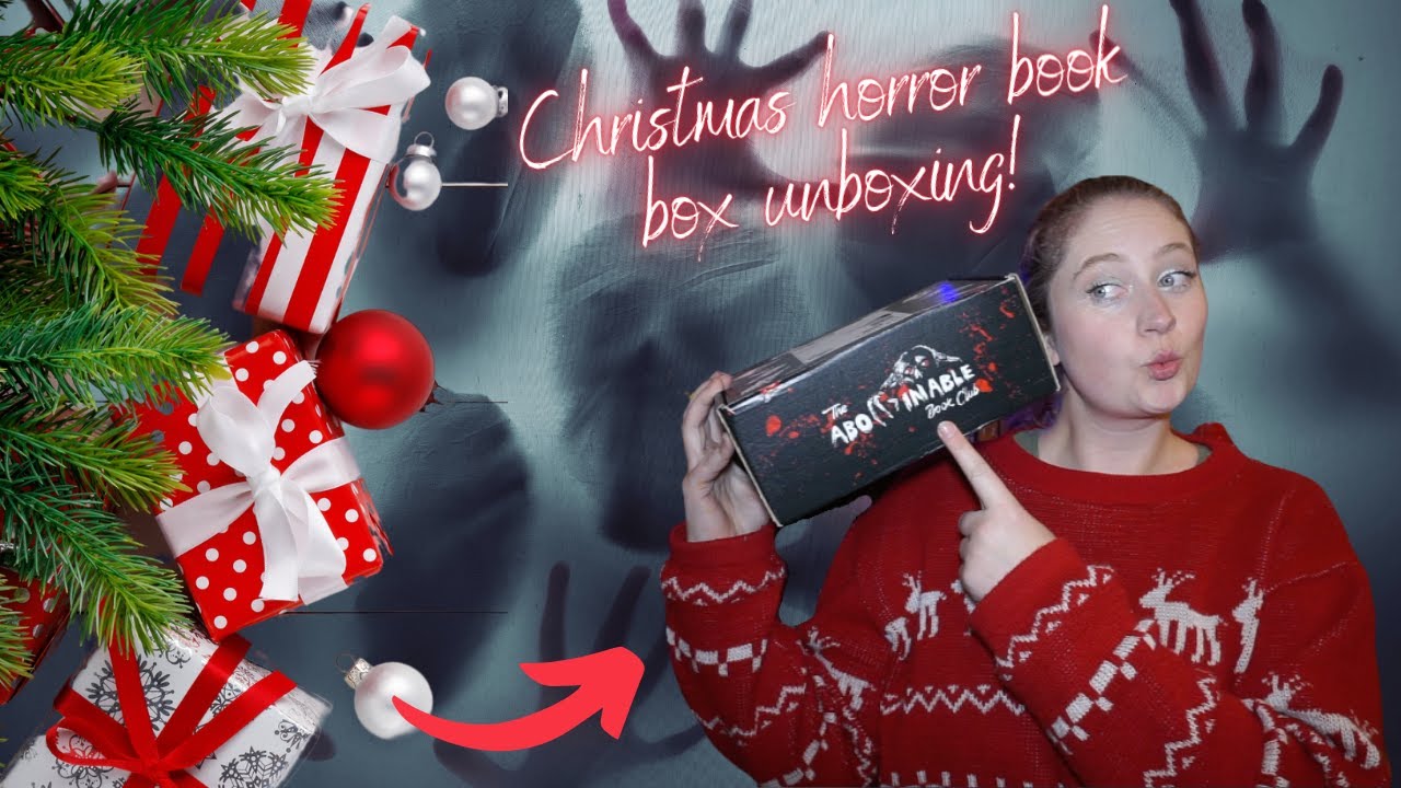 [CC] Christmas Abominable Book Club Box Unboxing | Horror book box subscription
