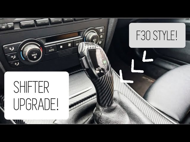 Car RHD LED Shift Knob Modified Automatic Gear Shifter Lever Fits for BMW  E90 E91 E92