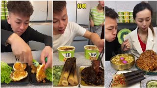 Top Funny Wife and Husband Complete Eating Delicious Food Show Ep  09