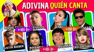 Adivina Quién Canta 🎙️🔊👨🏼‍🎤 #1 Adivina la canción y el cantante | Dato Fresco