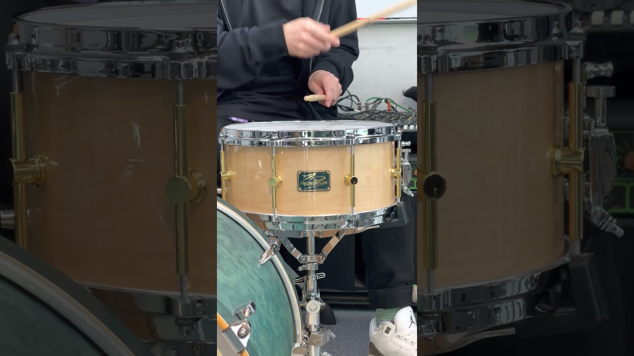 The Maple 6.5x14 Snare Drum Natural LQ｜Custom Shop CANOPUS ドラム