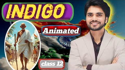 Indigo Class 12 English Animated video || By dear sir || (हिंदी में) Explanation Oneshot Cbse board